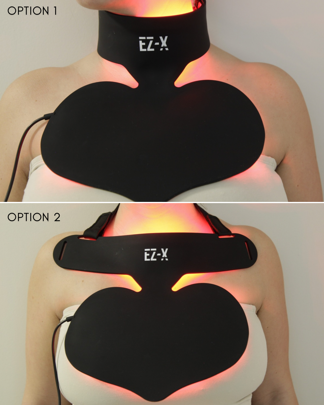 EZ-X Pro Red Light Neck & Chest Mask
