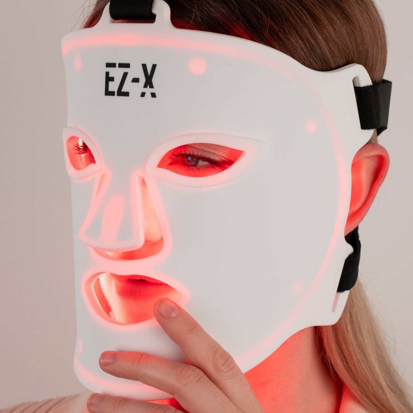 EZ-X Pro LED Therapy Face Mask and EZ-X Pro Red Light Therapy Chest & Neck Mask Combo Set