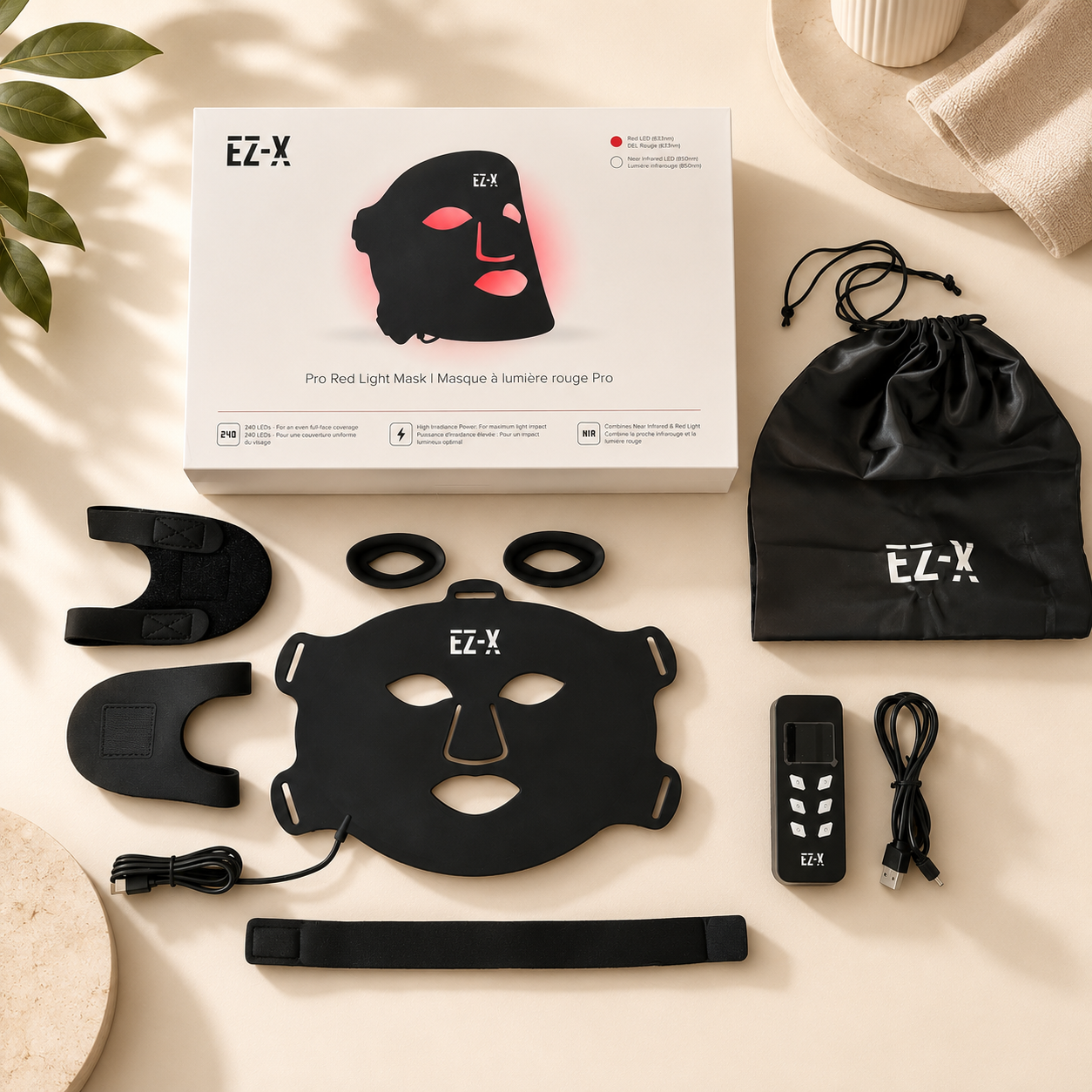 EZ-X Pro Red Light Mask