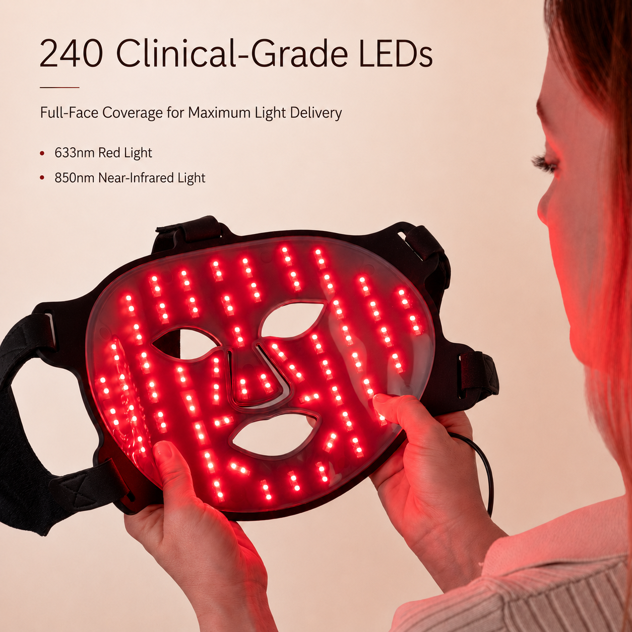 EZ-X Pro Red Light Mask