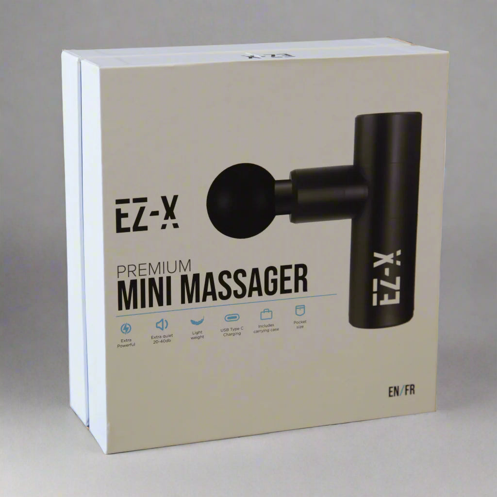 EZ-X Mini 2.0 Premium Massage Gun - Dark Metallic Grey