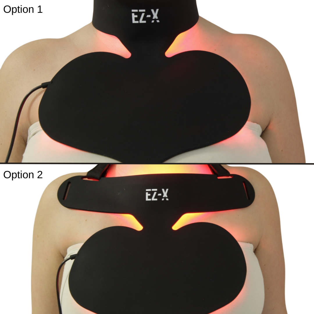 EZ-X Pro Red Light Neck & Chest Mask