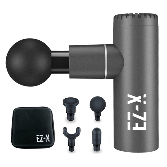 Pistolet de massage EZ-X Mini 2.0 Premium - Gris métallisé foncé