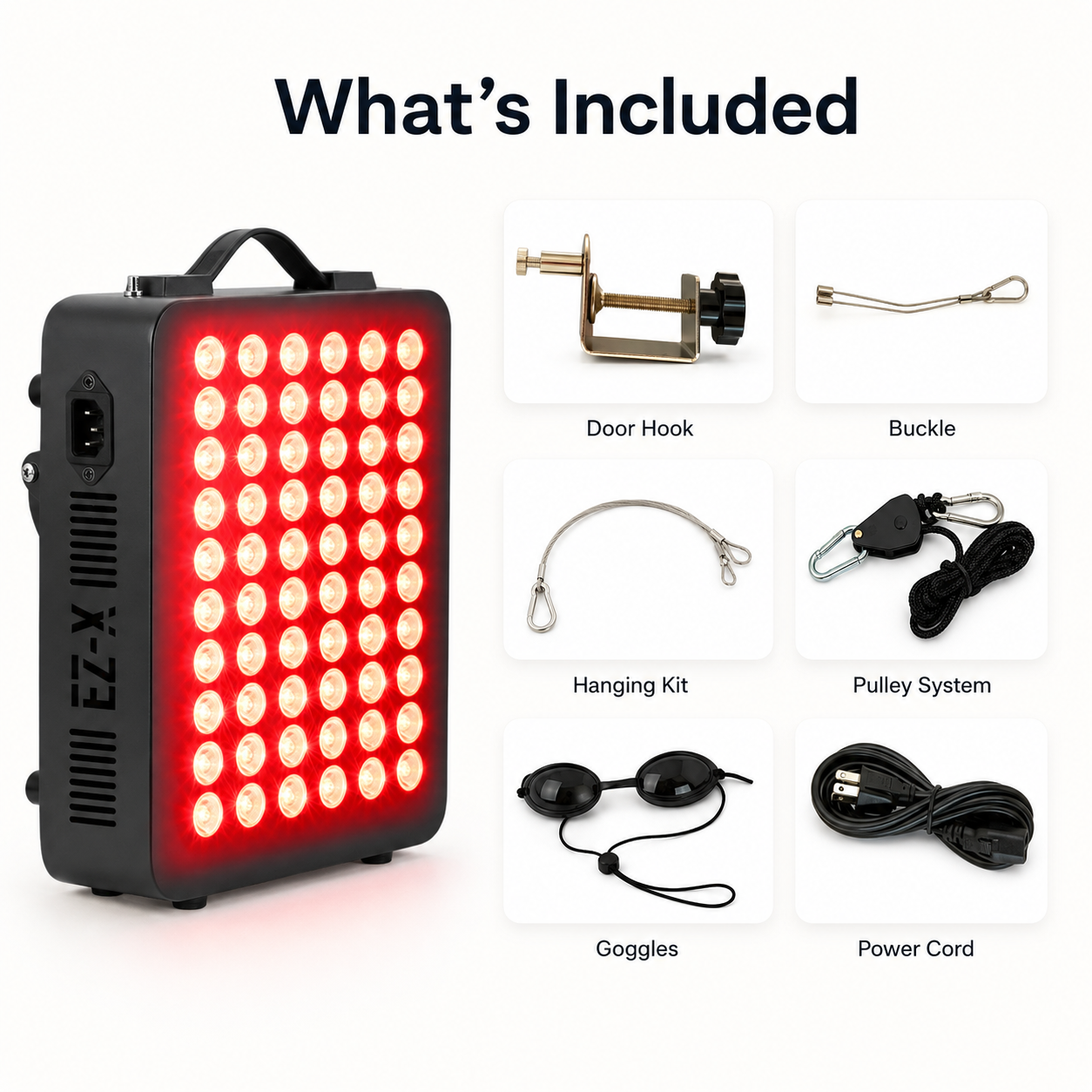 EZ-X Premium Red Light Therapy Panel