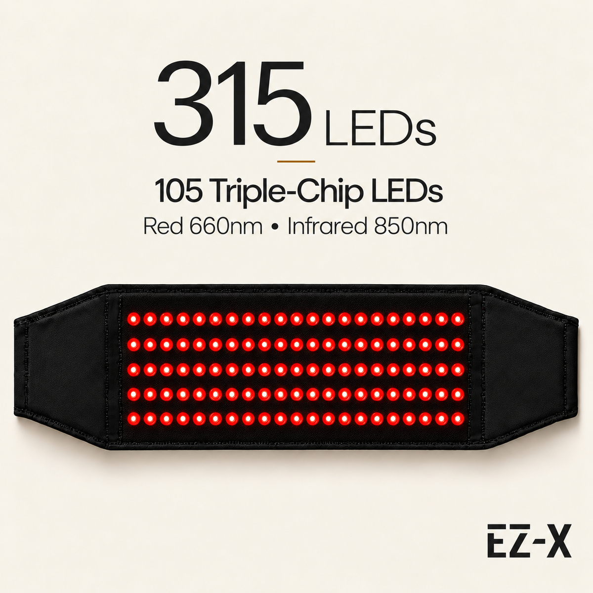 EZ-X Premium Red Light Belt