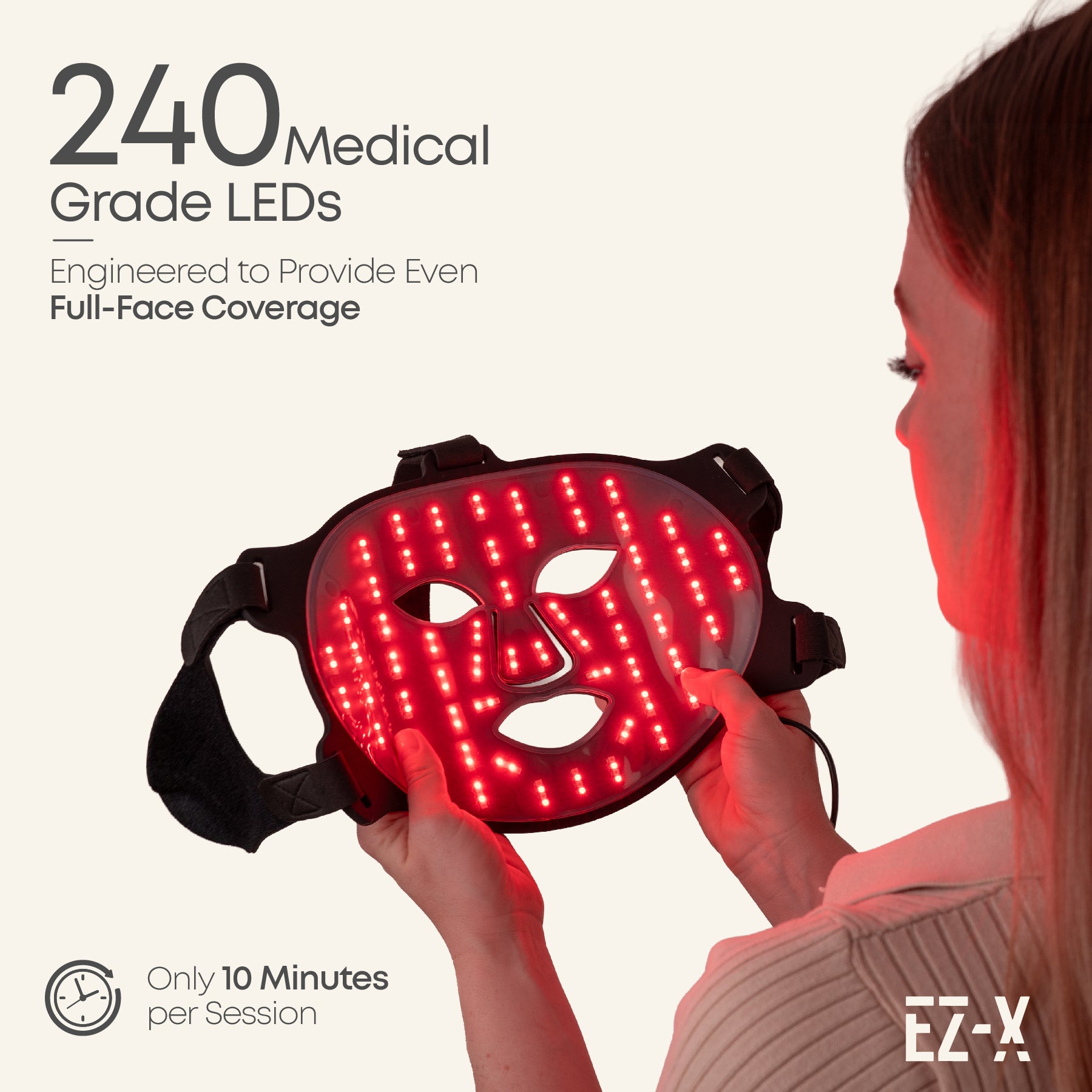 EZ-X Pro Red Light Mask