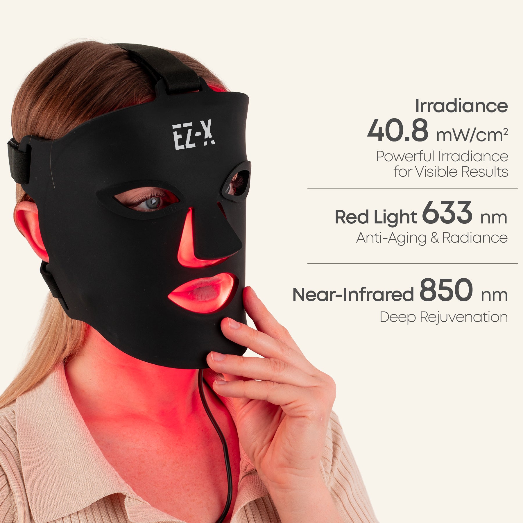 EZ-X Pro Red Light Mask