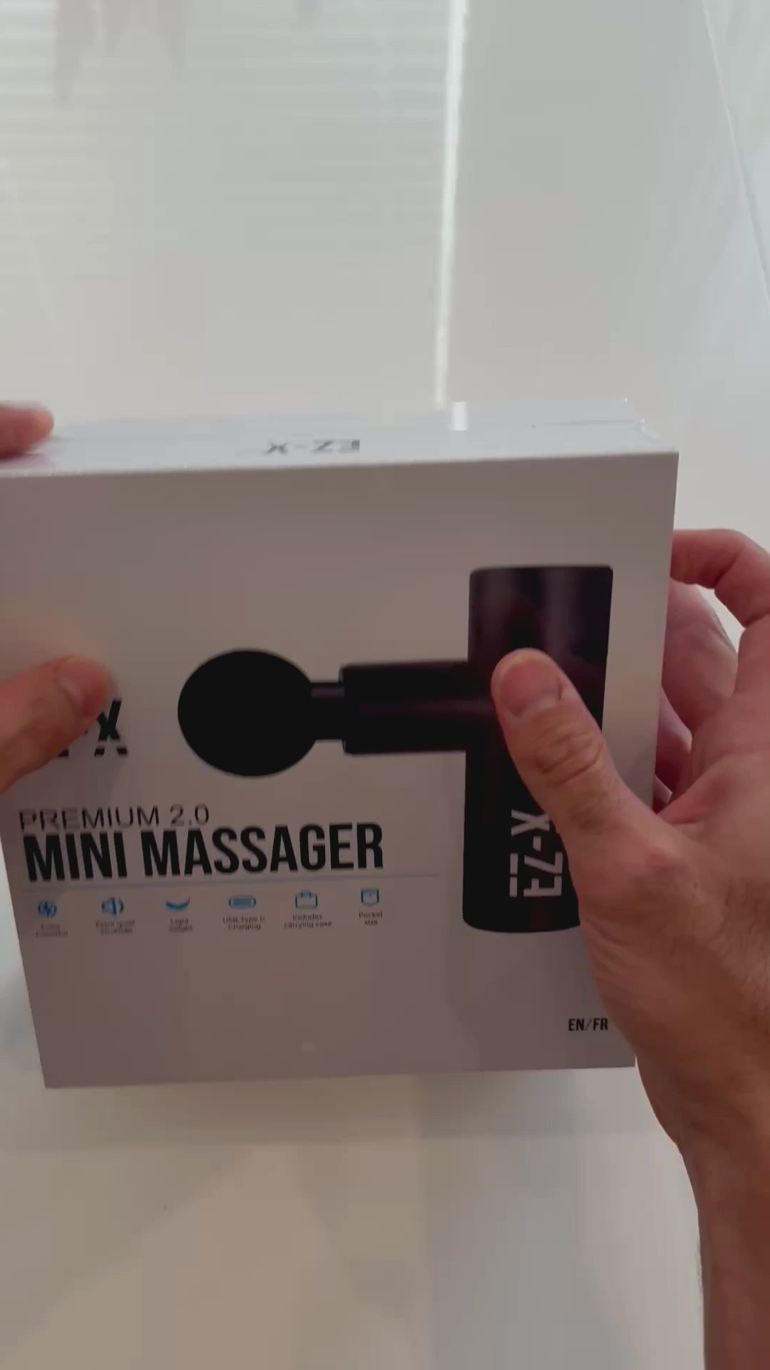 Charger la vidéo : Pistolet de massage EZ-X Mini Premium
