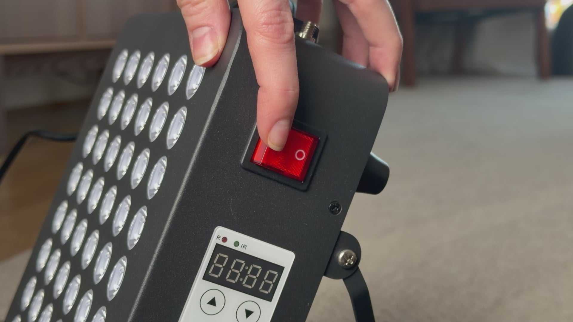 Load video: EZ-X Premium Red Light Therapy Panel