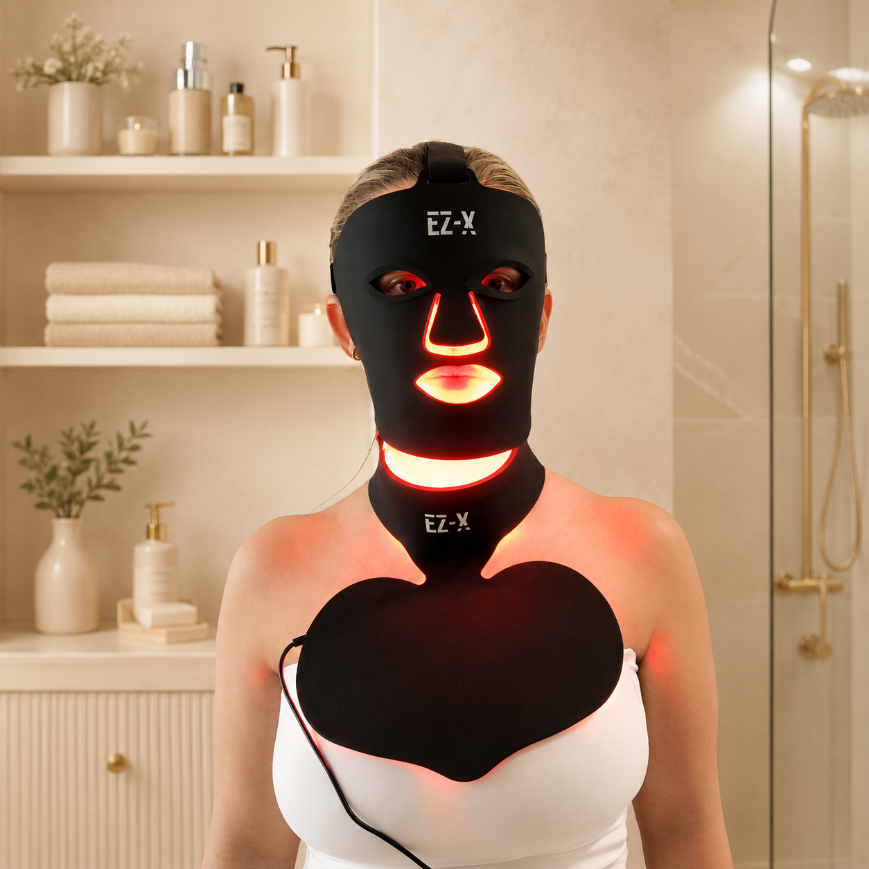 EZ-X Pro Red Light Mask Full Set