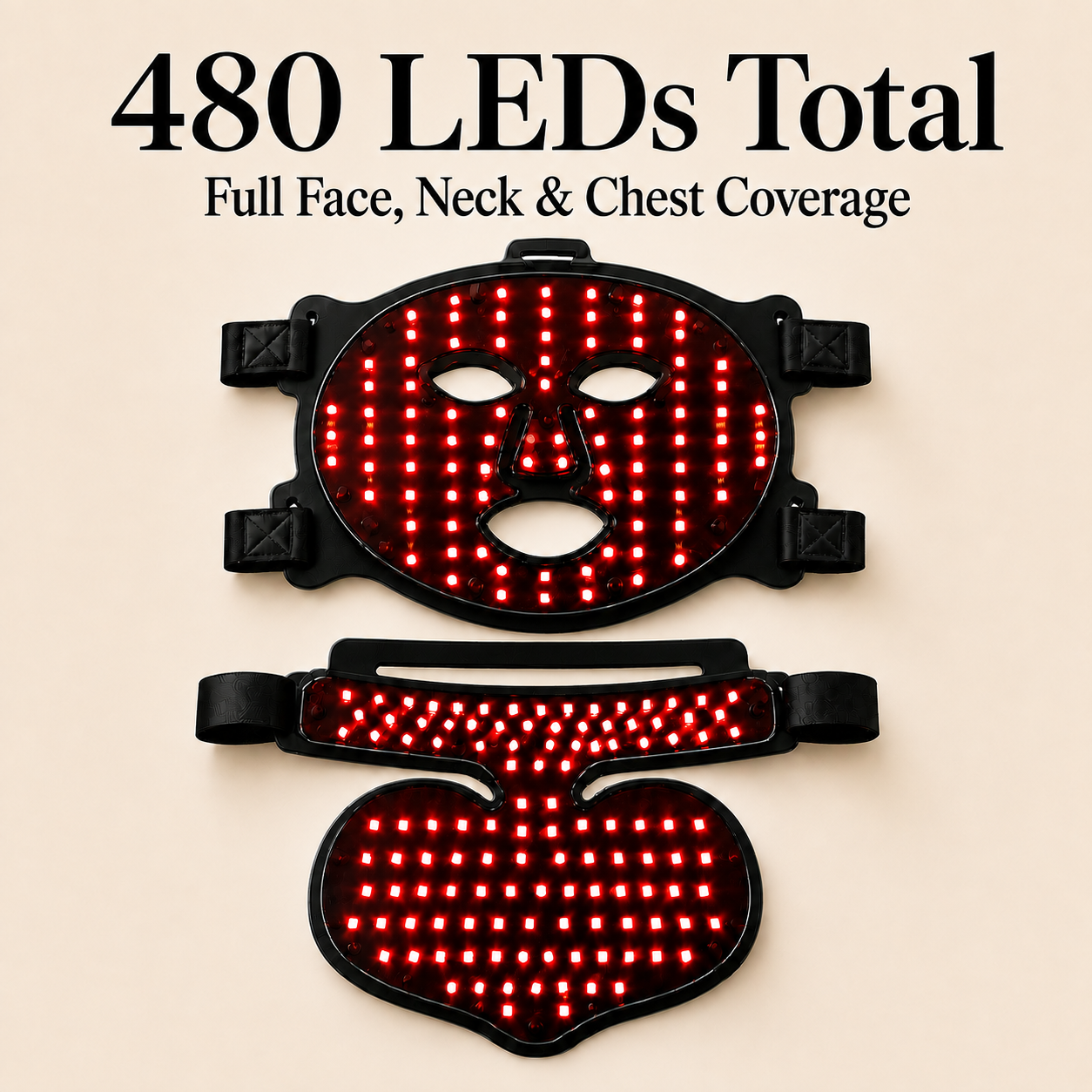 EZ-X Pro Red Light Mask Full Set