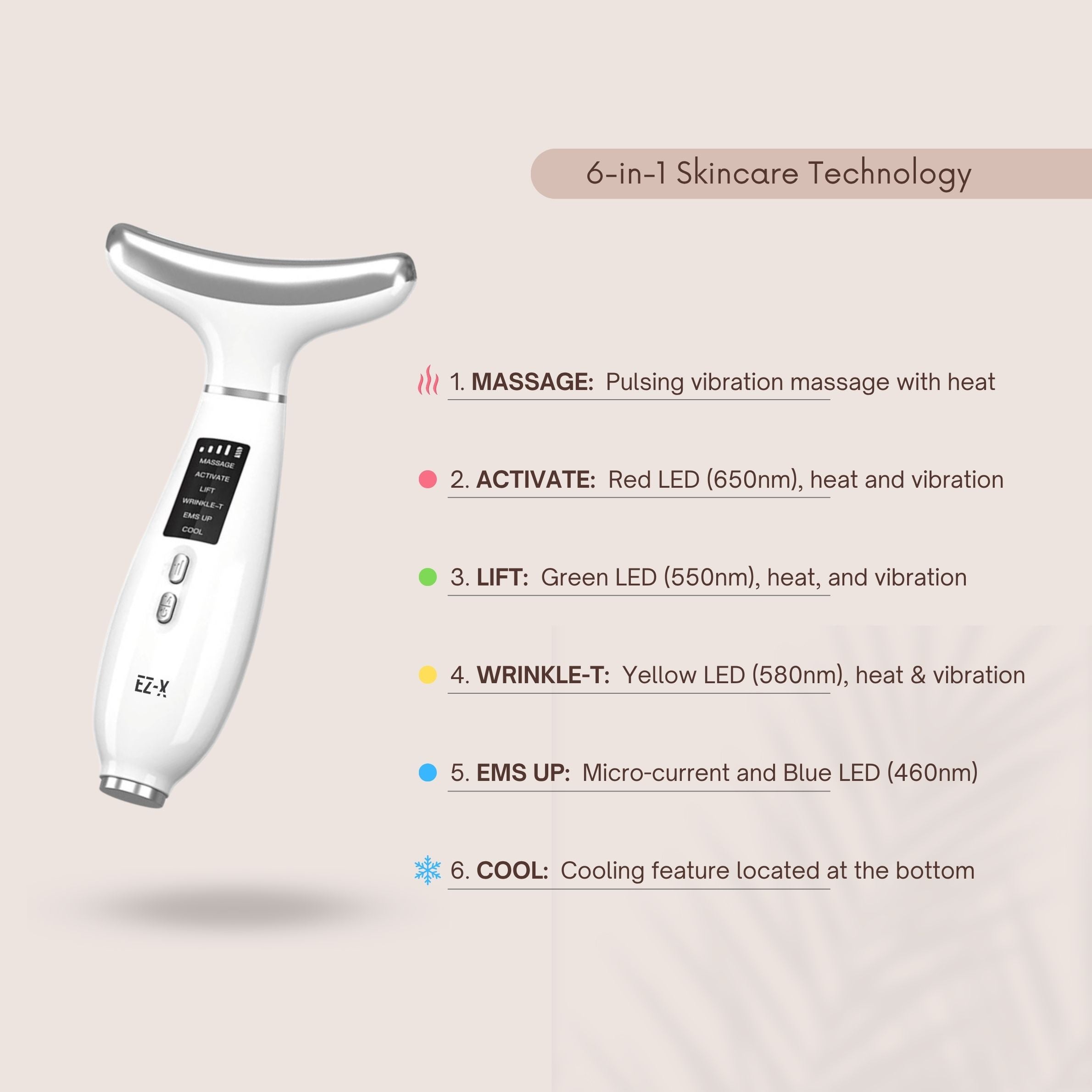 EZ-X LED Lift and Depuffing Wand